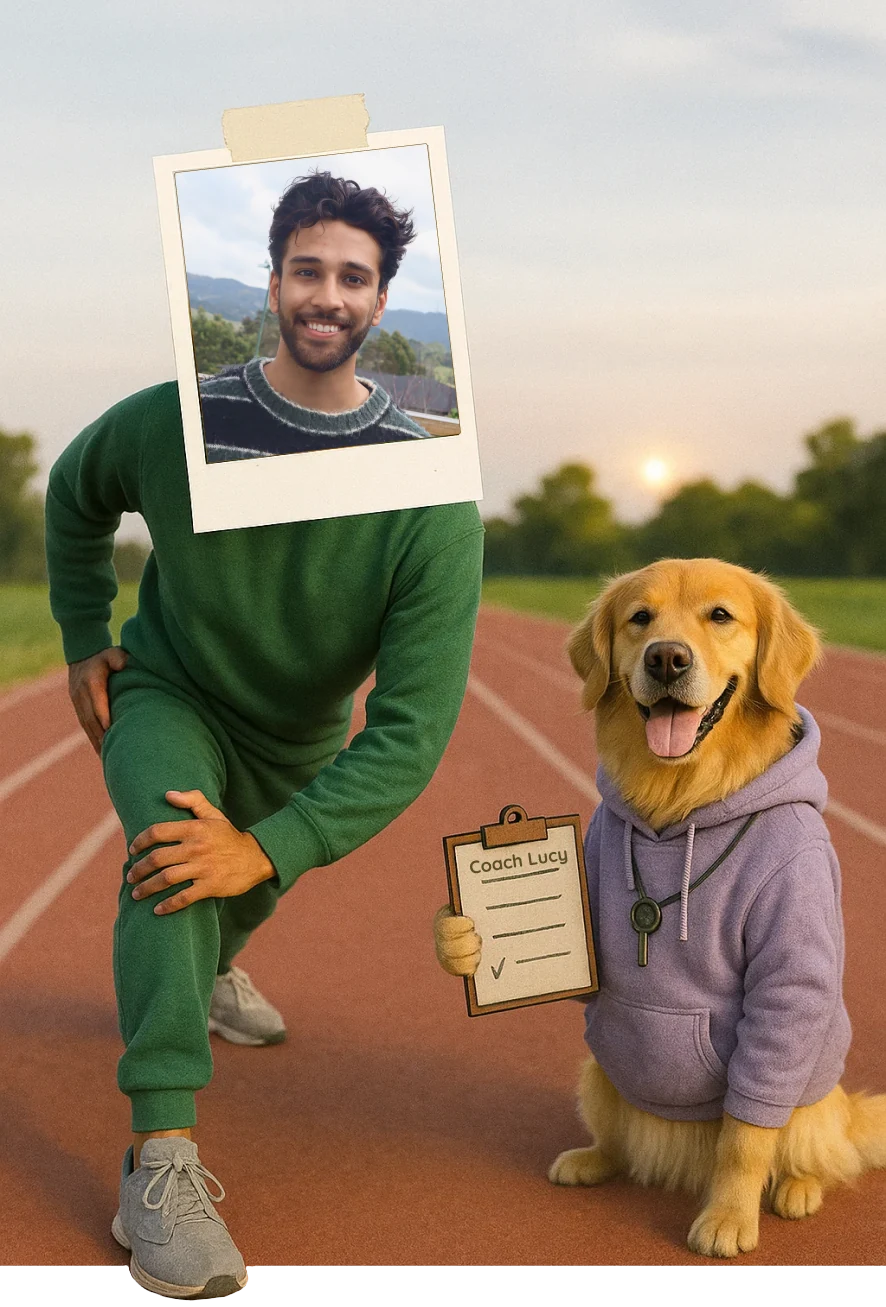 Ron with Lucy (placeholder)
